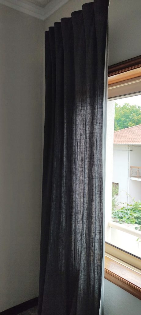 curtains to create a cozy home