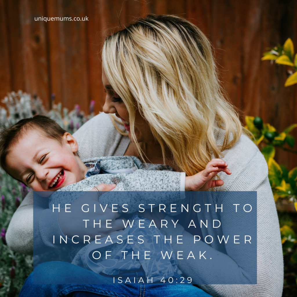 He gives strength to the weary and increases the power of the weak. - Isaiah 40:29