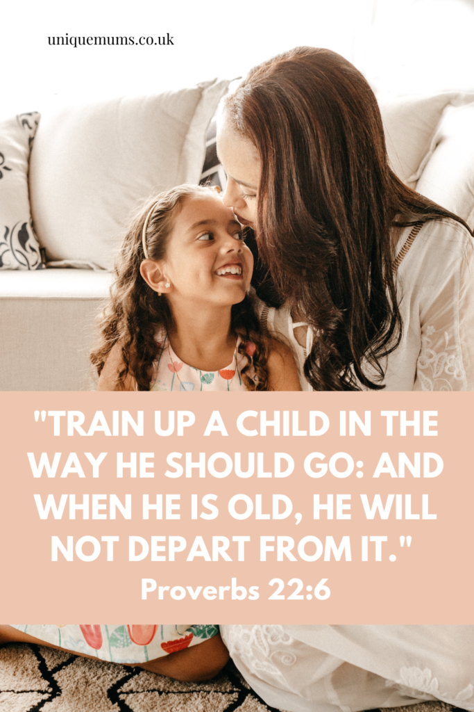 Train up a child in the way he should go: and when he is old, he will not depart from it - proverbs 22:6