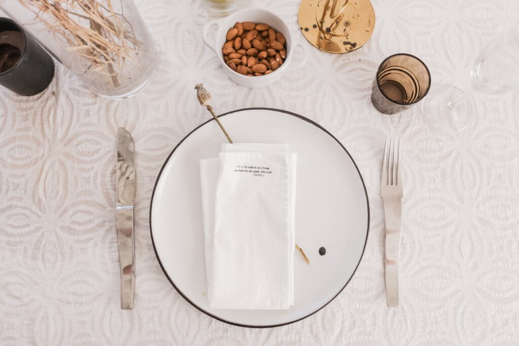 dress the table to make the meal extra special