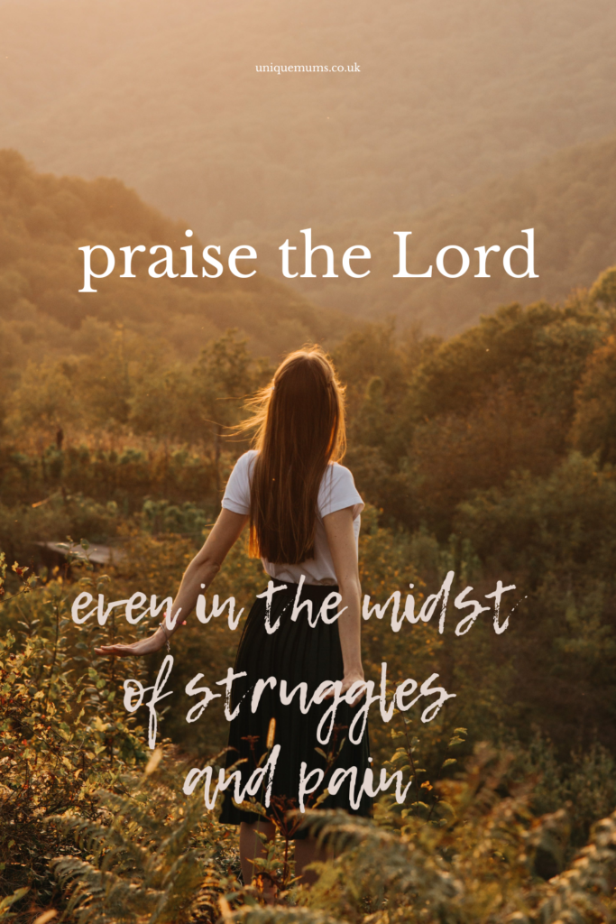praise the Lord even in trouble